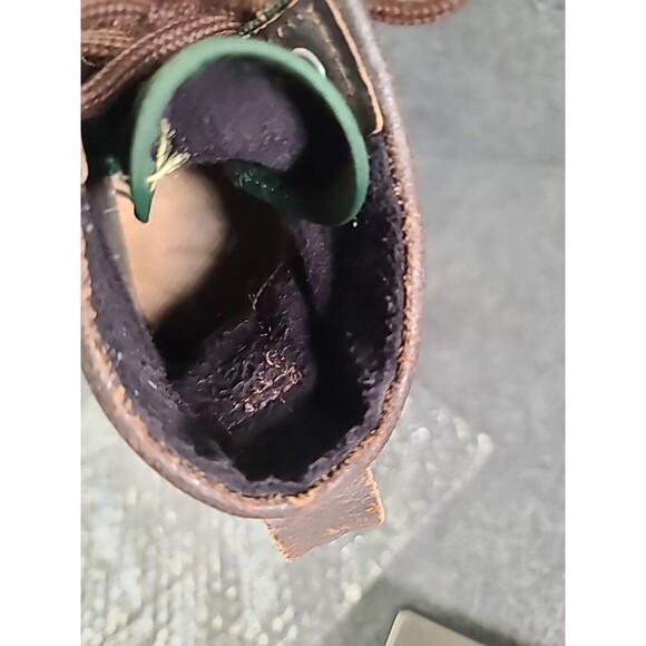 LaCrosse Duck Boot Brown/Olive Leather/Fabric Upper Womans Sz 5 LL Bean - Picture 8 of 8